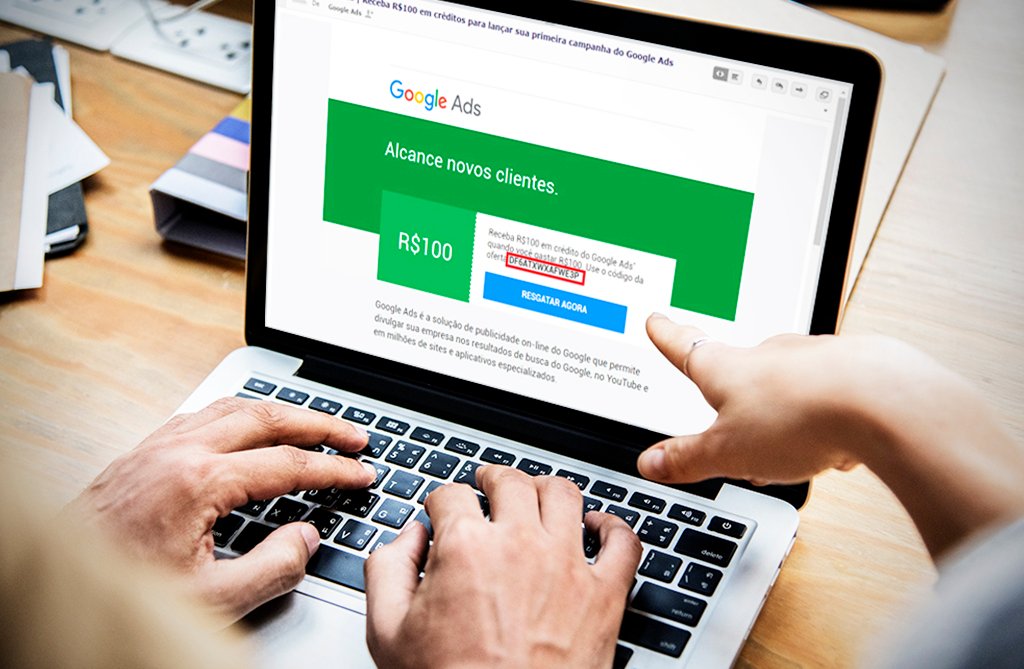 tela de cupom de desconto do Google
