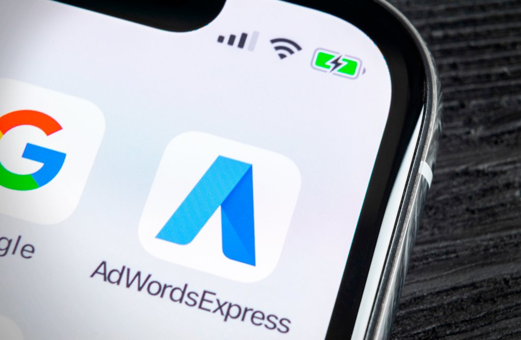Ícone do aplicativo mobile Google Adwords Express ou Google Ads Express